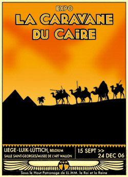 Affiche expo La Caravane du Caire