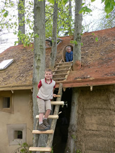 Salon de la cabane à Chevetogne