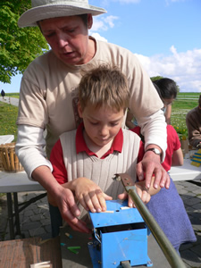 Salon de la cabane à Chevetogne