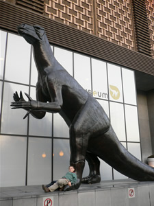 Les dinosaures au museum d'histoire naturelle