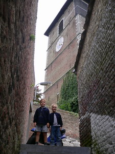 Gembloux : les petites ruelles près du beffroi