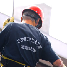 Portes ouvertes chez les pompiers de Namur