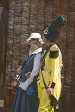 Canari et cantinière à la Citadelle de Namur