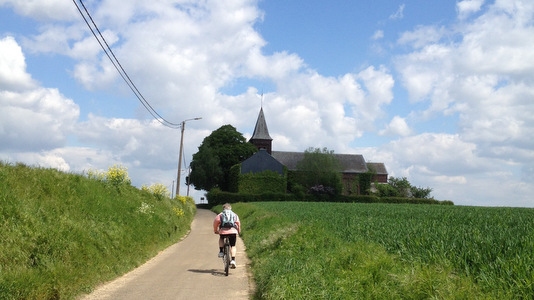 Promenade à vélo au sud de Gembloux
