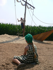 Le labyrinthe de Barvaux en 2008