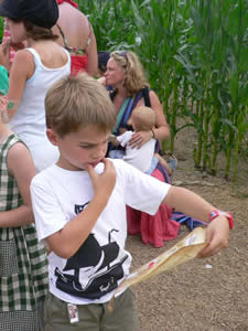 Le labyrinthe de Barvaux en 2008