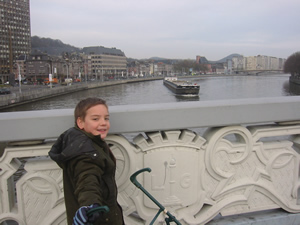 Liège, pont sur la Meuse