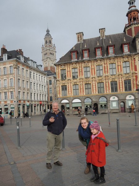 Excursion à Lille : la Bourse sur la Place Général de Gaulle