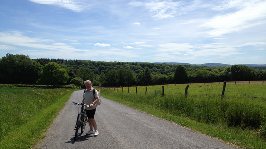 Balade en vélo entre Ourthe et Néblon