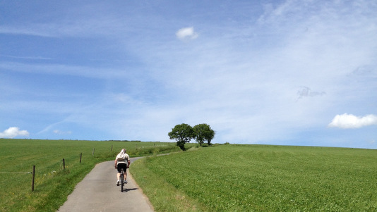 Balade en vélo entre Ourthe et Néblon