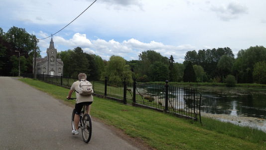 Balade en vélo entre Ourthe et Néblon