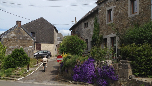 Balade en vélo entre Ourthe et Néblon