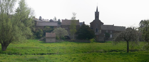 Vue sur le moulin de Fallais