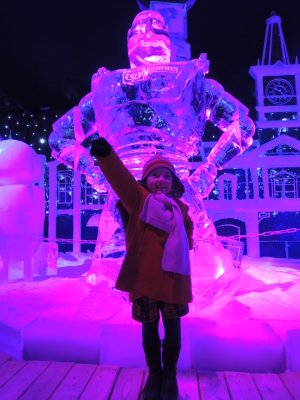 Sculptures de glace à Liège