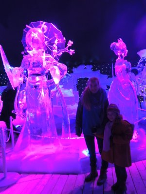 Sculptures de glace à Liège