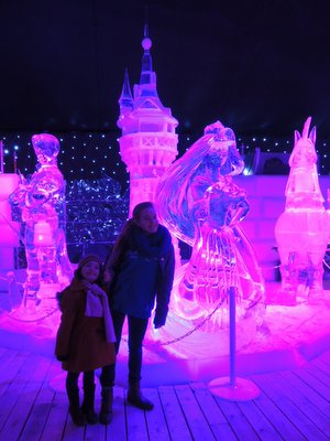 Sculptures de glace à Liège