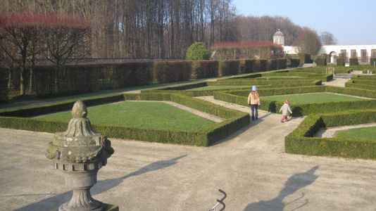 Château de Seneffe : jardin dessiné par René Pechère