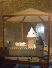 Château de Lavaux-Sainte-Anne : maquette du Château