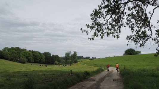 A vélo entre Hamois et Miécret