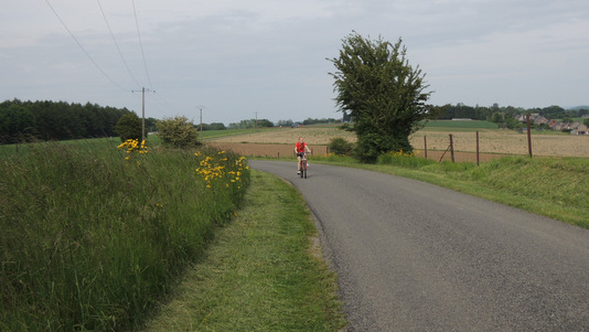 A vélo entre Hamois et Miécret